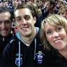 Isaah Yeo with his parents Justin and Amy back in 2014.