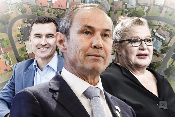 Premier Roger Cook, Housing Minister John Carey and Finance Minister Sue Ellery announced a budget commitment to support the reforms.