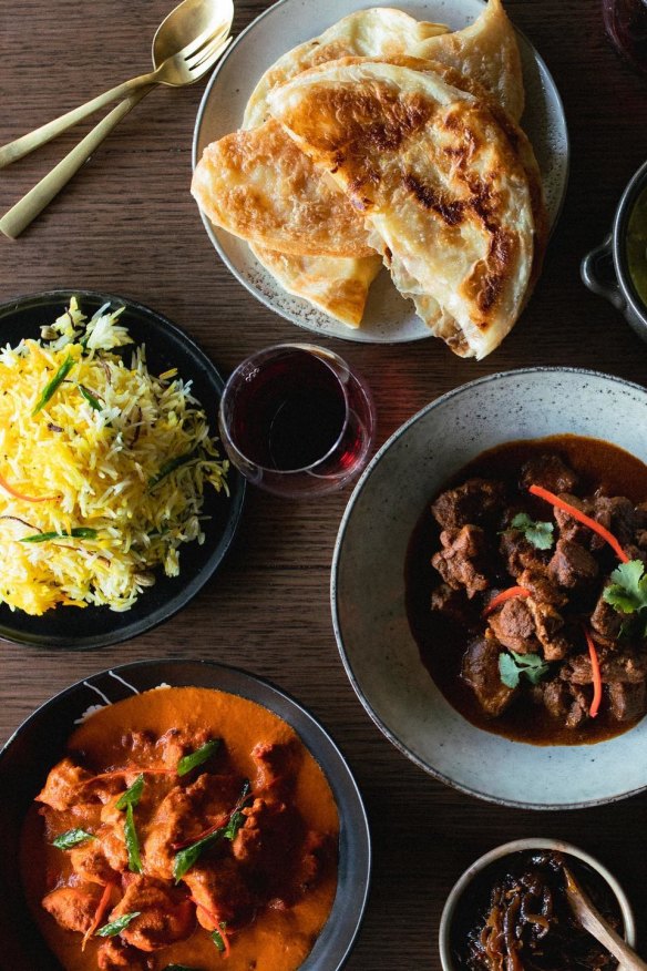 Thali showcases the restaurants’s best dishes.