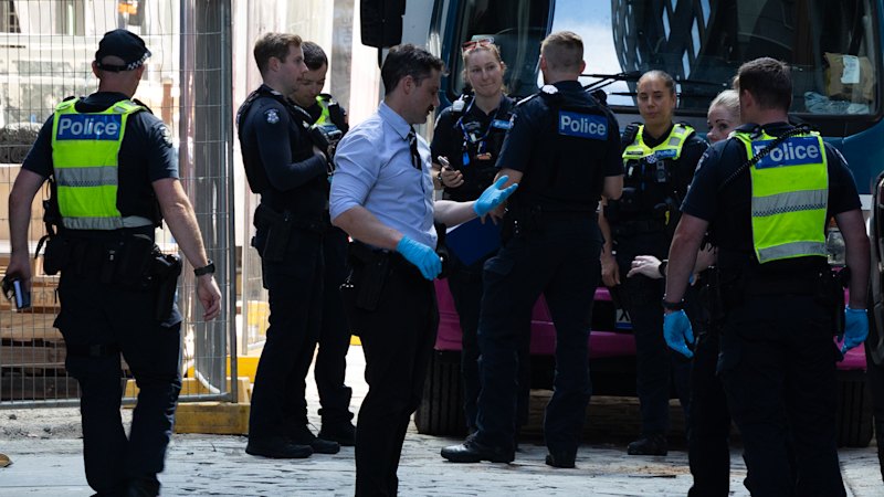 Pedestrian crushed by woman who fell from building in Melbourne’s CBD