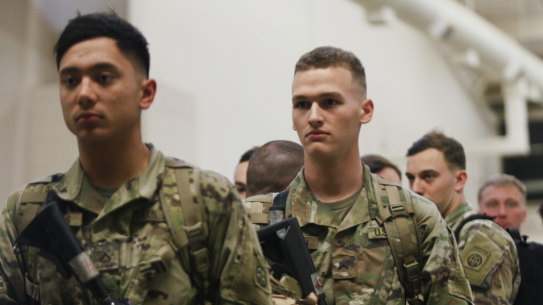 The 1st Brigade Combat Team of the 82nd Airborne Division.