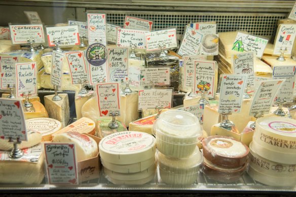 Cheese at the Queen Victoria Market. 