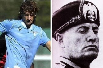 Benito Mussolini S Great Grandson Romano Floriani Mussolini In Lazio Youth Team