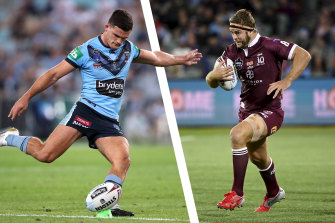 Nathan Cleary can expect plenty of pressure from Christian Welch.