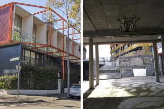 The site at 6 Wolseley Grove, Zetland, and an image of the property from the City of Sydney council.