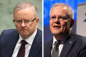 Anthony Albanese is yet to reveal Labor’s 2030 target, while Scott Morrison insists the Coalition’s won’t change.