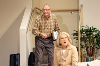 Comedic gold: John Bell and Linda Cropper in Sydney Theatre Company’s Grand Horizons. 