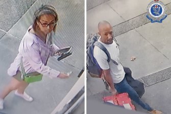 The images of two people police believe may be able to assist with their investigation.
