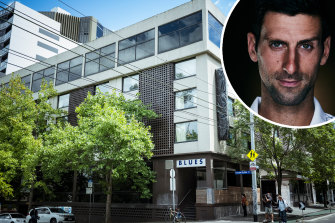 Park Hotel in Carlton, where Novak Djokovic is being held after having his visa denied. 