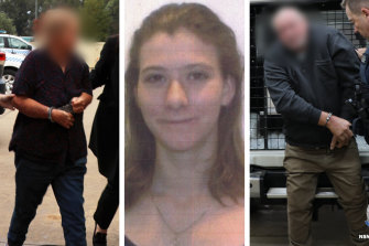 Amber Haigh and the two people arrested on Wednesday.