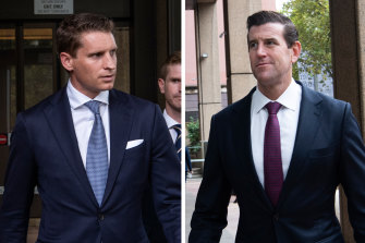 Federal Liberal MP and former elite soldier Andrew Hastie (left) has alleged Ben Roberts-Smith was well-known for bullying a fellow SAS soldier.