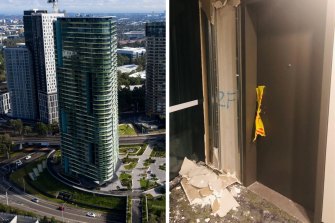 The cracks in Opal Tower led to debate about building construction standards. 
