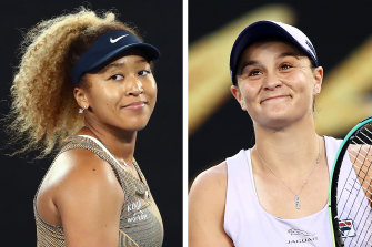 Naomi Osaka and Ash Barty are among five tennis players in the top 10 of the Forbes list.