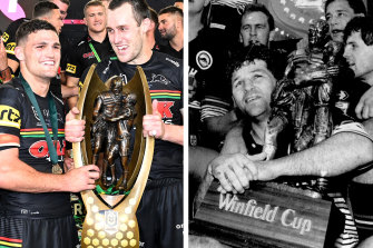 Nathan Cleary and Isaah Yeo will not attempt to have a beer with everybody in Penrith, as Royce Simmons promised after the club’s first premiership in 1991. 
