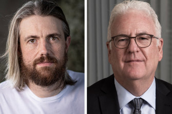 Mike Cannon-Brookes and AGL chief executive Graeme Hunt - both need to come clean.
