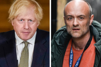 Boris Johnson and Dominic Cummings were allies but have fallen out. 