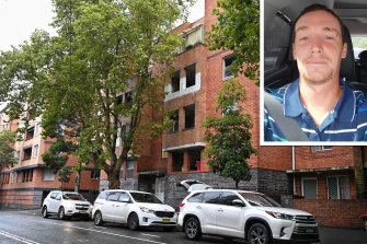 Justin Stein, 31, and his Surry Hills residence.