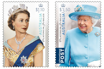 Left: Queen Elizabeth II taken shortly after her accession to the throne in 1952. Right: Queen Elizabeth at an event at Heathrow Airport in 2019.