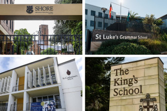 Clockwise: Shore, St Luke’s, St Catherine’s and King’s School.