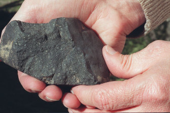 Un fragmento del meteorito Murchison