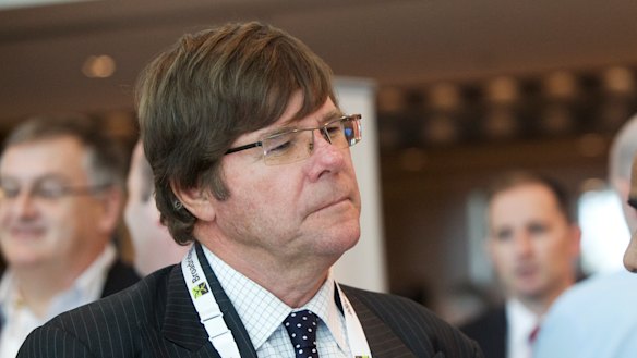 EL&C Baillieu chairman David Trude is at war with the Baillieu family over the stockbroking firm's name.