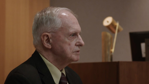 Father Vincent Ryan in the dock during his 2019 trial.