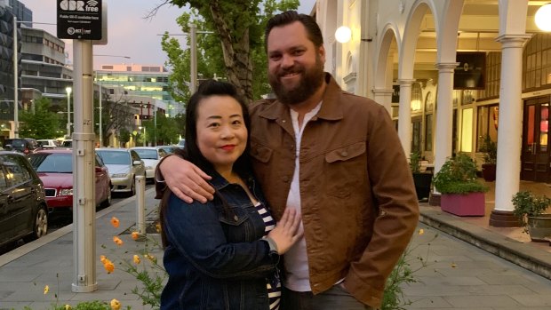 Elizabeth Lee and partner Nathan are expecting their first child in June.