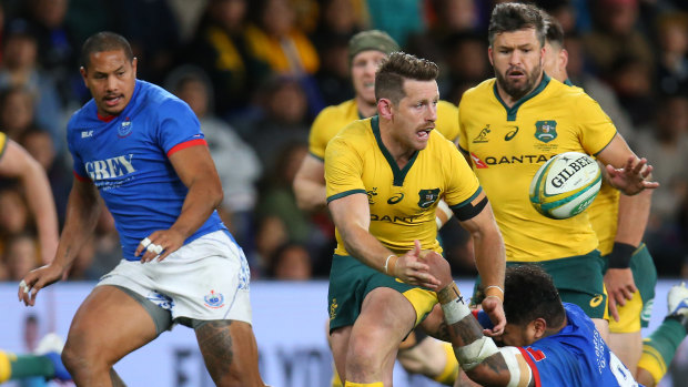 Out of sorts: Bernard Foley may struggle to break into the match-day 23 for the Wallabies.
