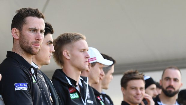 Jeremy Howe (left) says the Pies have what it takes to go again.