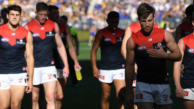 The Demons' AFL premiership drought continues after Saturday's defeat by the West Coast Eagles in Perth.