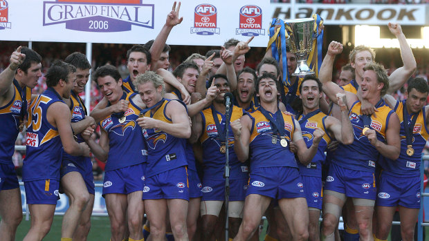 The last Eagles premiership came in 2006 over Sydney by one point.