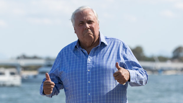 Clive Palmer has not registered his political party in time for the WA Election.