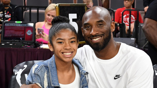 Kobe Bryant and his daughter Gianna pictured together last year.