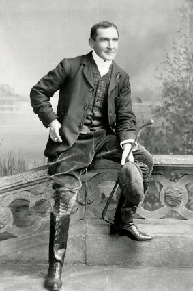 Aristrocratic leanings: a studio portrait of Morant taken while  in England  late 1901.