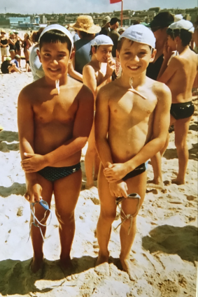 Keaon Koloamatangi and Cameron Murray at South Maroubra Nippers.