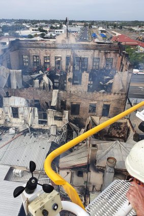 The hostel owners said they were counting their blessings, as the fire could've been worse.