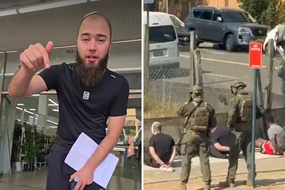 Some of the men arrested on Thursday in Liverpool spoke to the media after their release on Friday.