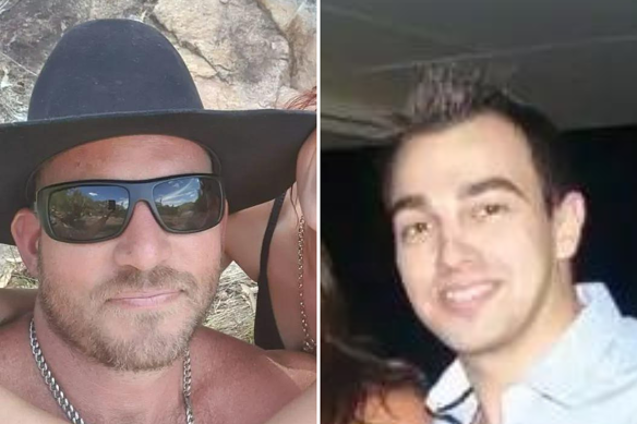 Missing Dugald mine workers Dylan Langridge and Trevor Davis.