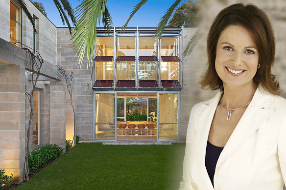 Ann Sanders ‘downsized’ to an  $11.5 million architectural delight designed by Corrine Girard Young.