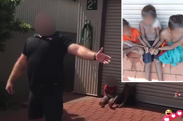 A Broome man has been charged with assault after ‘tying up trespassing children in backyard’. 