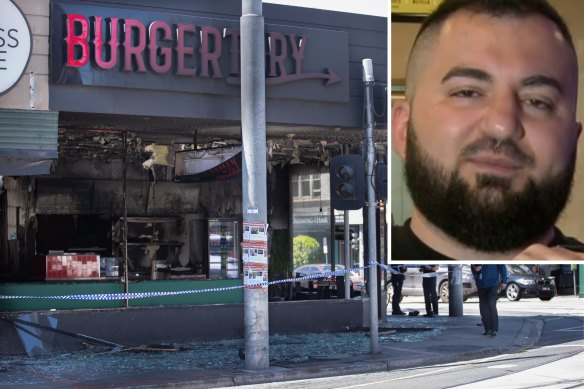 Hash Tayeh is the Palestinian-Australian owner of Burgertory. Its Caulfield North outlet was bombed in November.