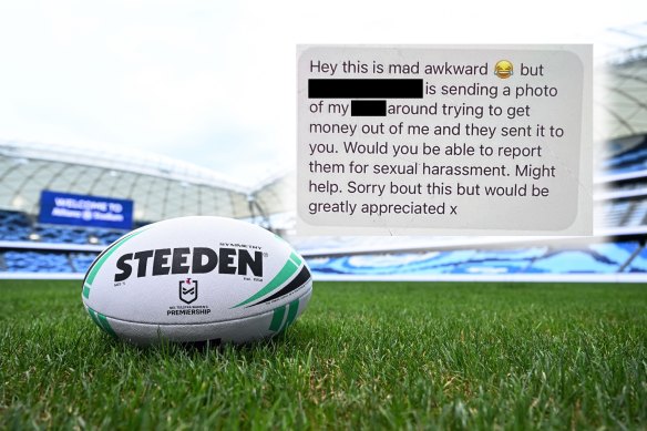 A high profile NRL player has been caught up in a catfish attempt.