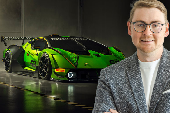 Mitchell Atkins’ Magnolia Group offered investment in a fund holding a $30 million Lamborghini Essenza SCV12.