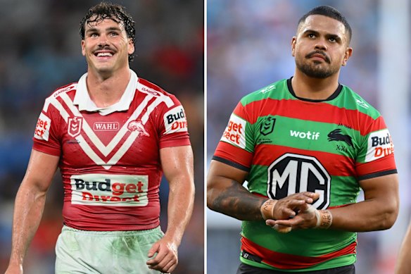 Herbie Farnworth and Latrell Mitchell