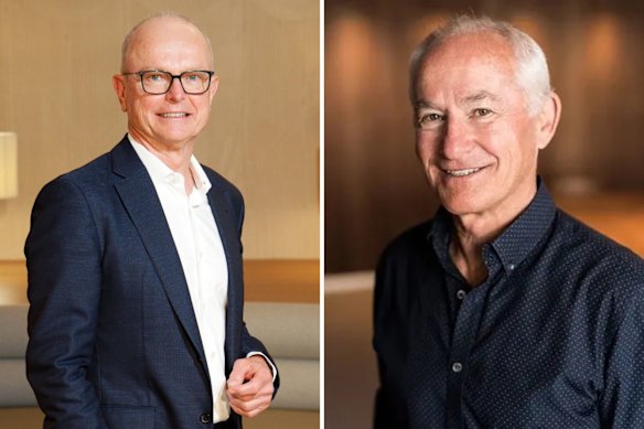 Two big names in the WA property scene: Dale Alcock and Garry Brown-Neaves.