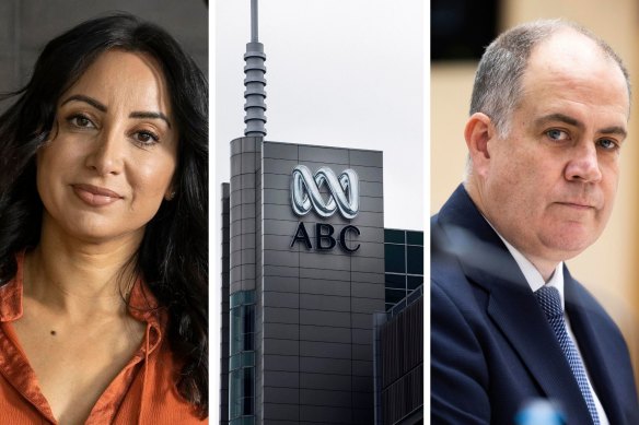 Many ABC staff have rebuked MD David Anderson after the sacking of broadcaster Antoinette Lattouf