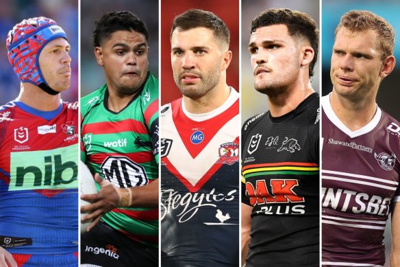 Some of the biggest names in the NRL. Kalyn Ponga, Latrell Mitchell, James Tedesco, Nathan Cleary, Tom Trbojevic
