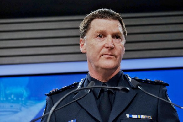 Chief Commissioner Shane Patton said police have had to balance resources.
