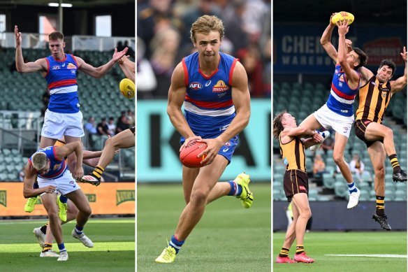 Jordan Croft, Ryley Sanders and Sam Darcy are among the youngsters who have Western Bulldogs supporters optimistic about the club’s future.