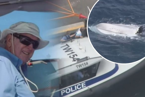 John Gillard, 80, died when the Rottnest barge hit his fishing boat.